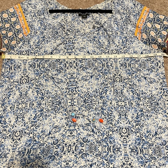 threadz Australia Blue and Multicoloured Print Dress Size Small - Picture 11 of 13